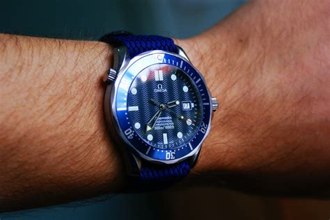 omega seamaster alternative bracelet|omega aftermarket straps.